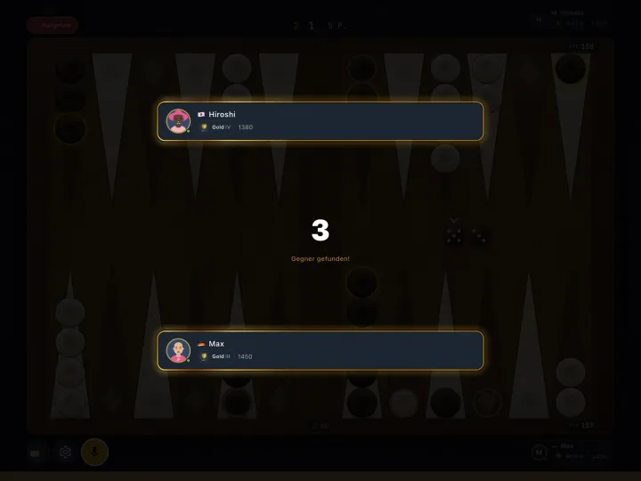 A match has been found (iPad)