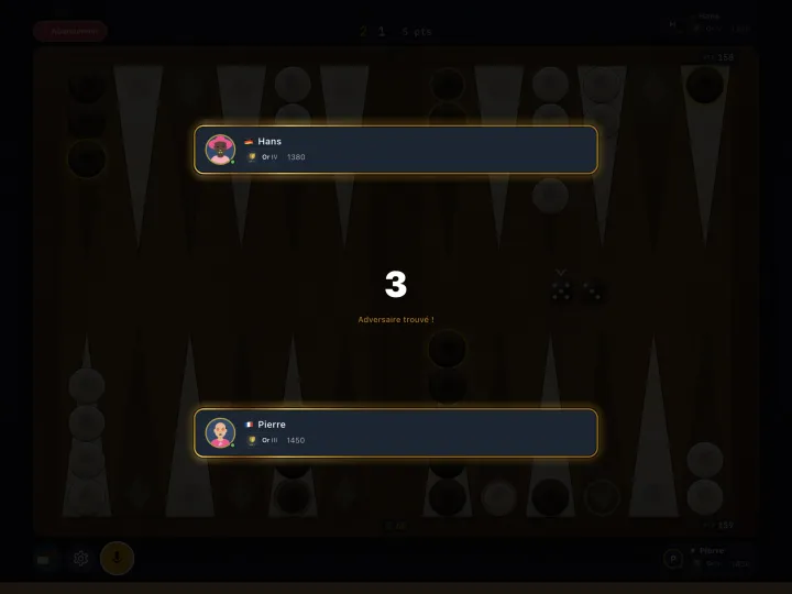 A match has been found (iPad)