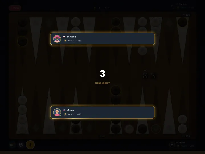 A match has been found (iPad)