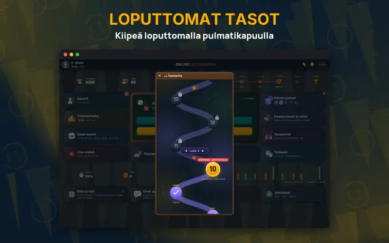 Puzzle level map with daily challenges (Mac)