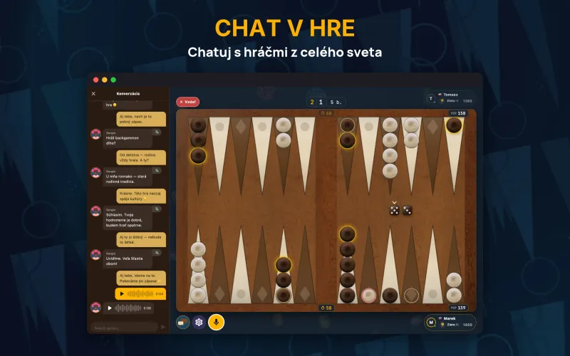 In-game chat with the opponent (Mac)