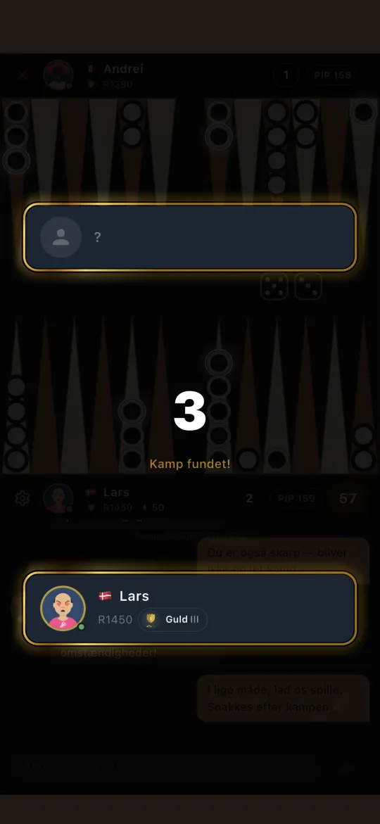 A match has been found
