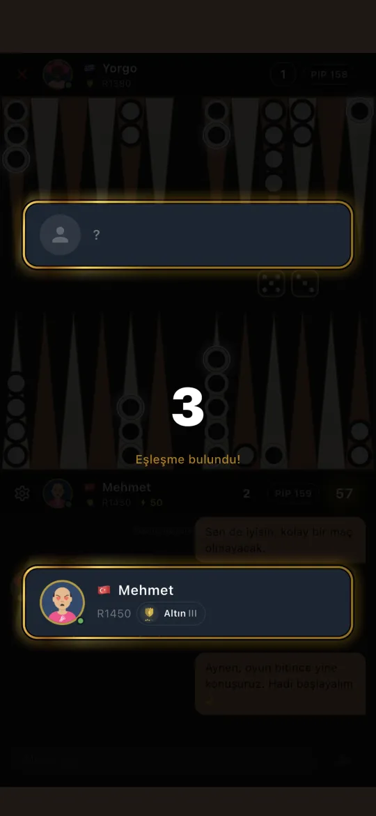 A match has been found